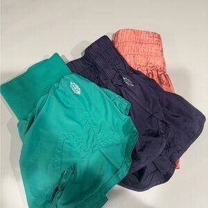 FP Movement by Free People Teal, Navy, and Coral Athletic Shorts